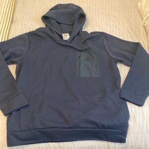 Adidas Blue Sweatshirt Casual Hoodie